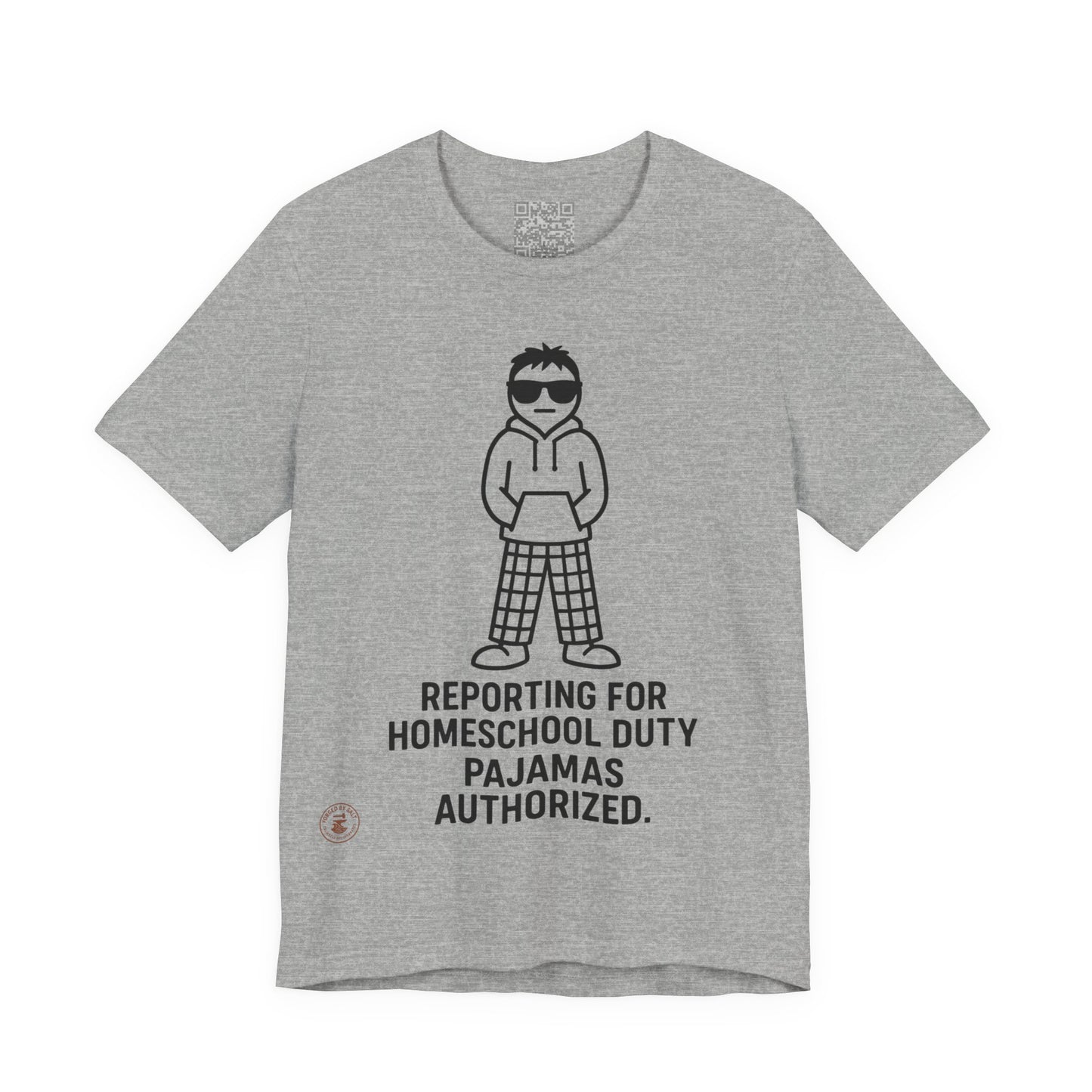 Homeschool Pajama Duty (Boys version) – Funny Tee