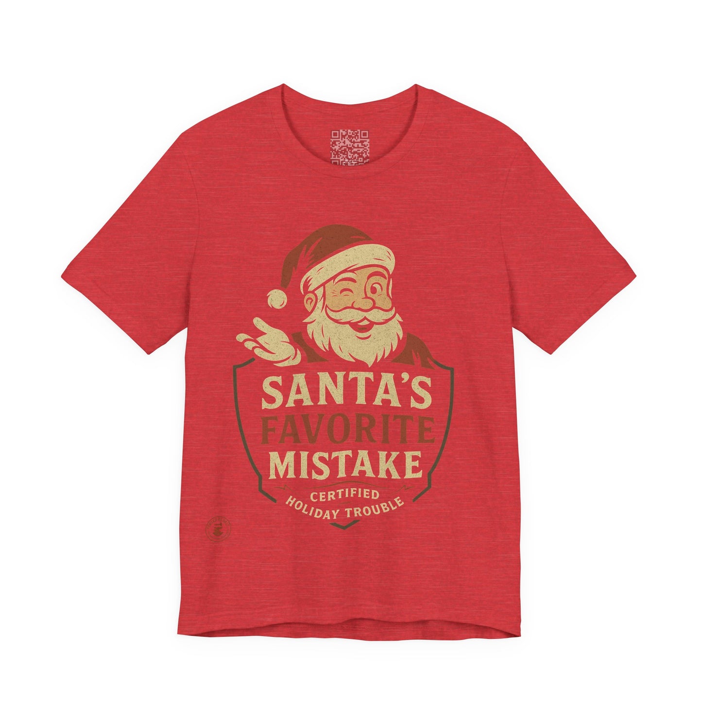 Santa’s Favorite Mistake T-Shirt | Funny Christmas Holiday Tee