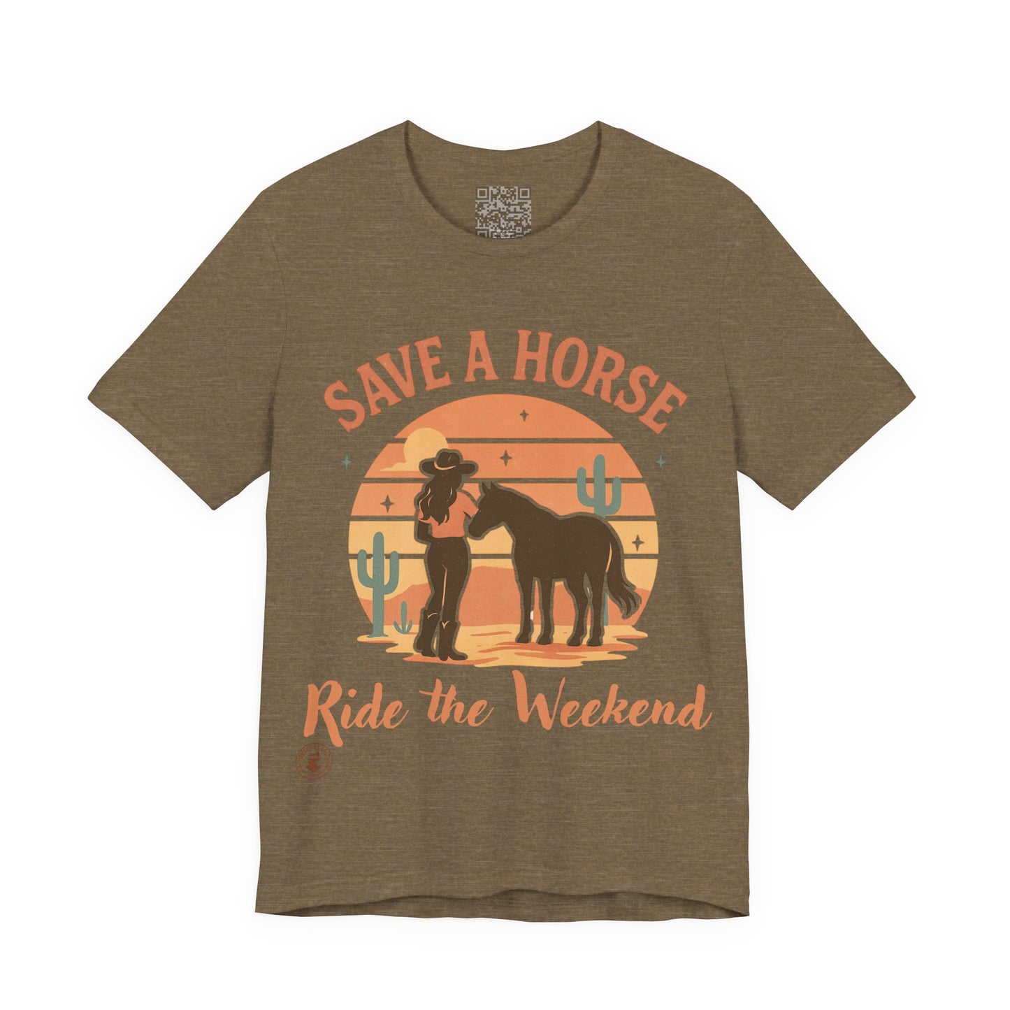 Save a Horse, Ride the Weekend – Western Graphic Tee