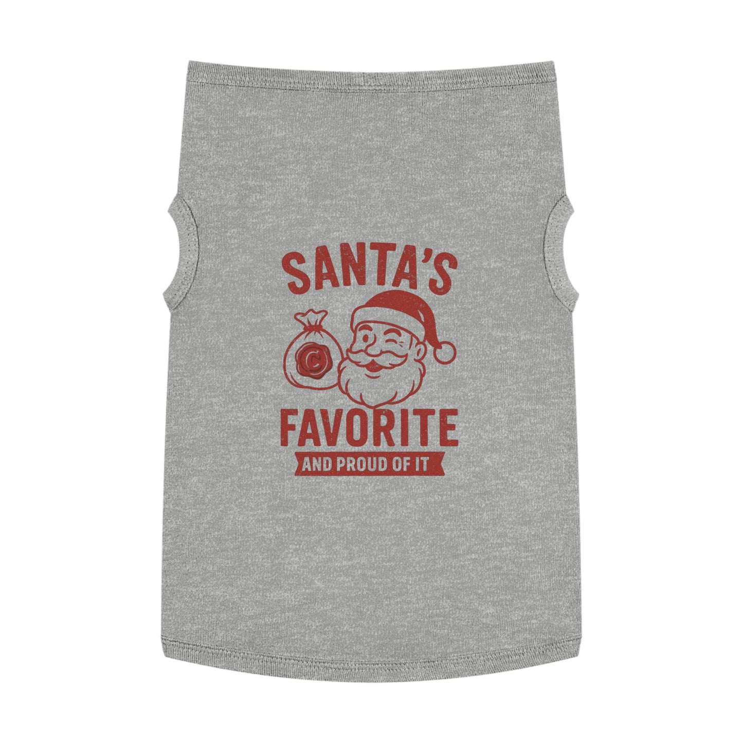 Santa’s Favorite | Holiday Dog Tank Top