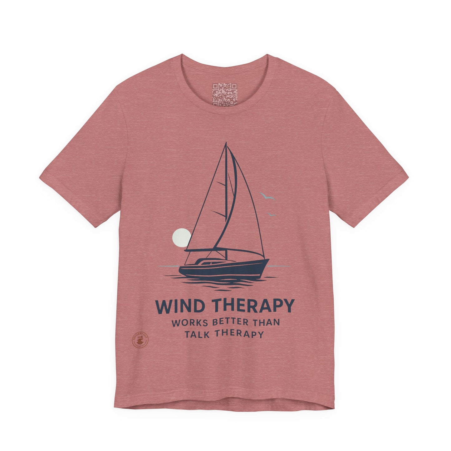 🌬️ “Wind Therapy – Works Better Than Talk Therapy” – Nautical Lifestyle Tee