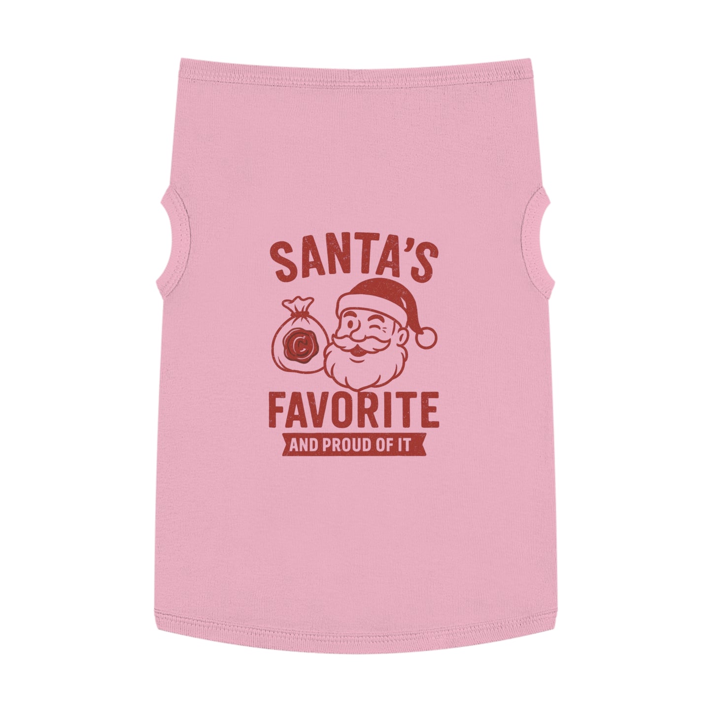 Santa’s Favorite | Holiday Dog Tank Top