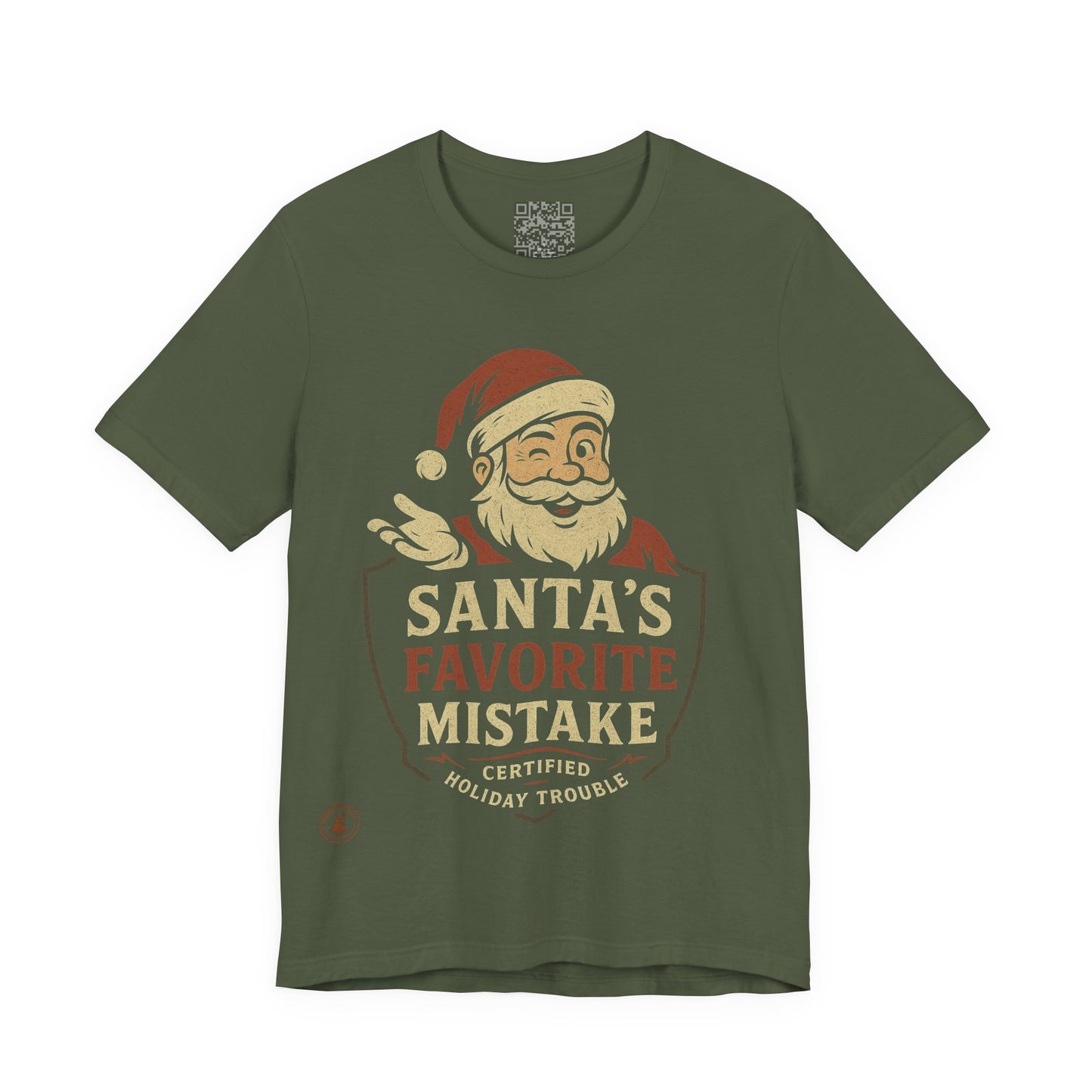 Santa’s Favorite Mistake T-Shirt | Funny Christmas Holiday Tee