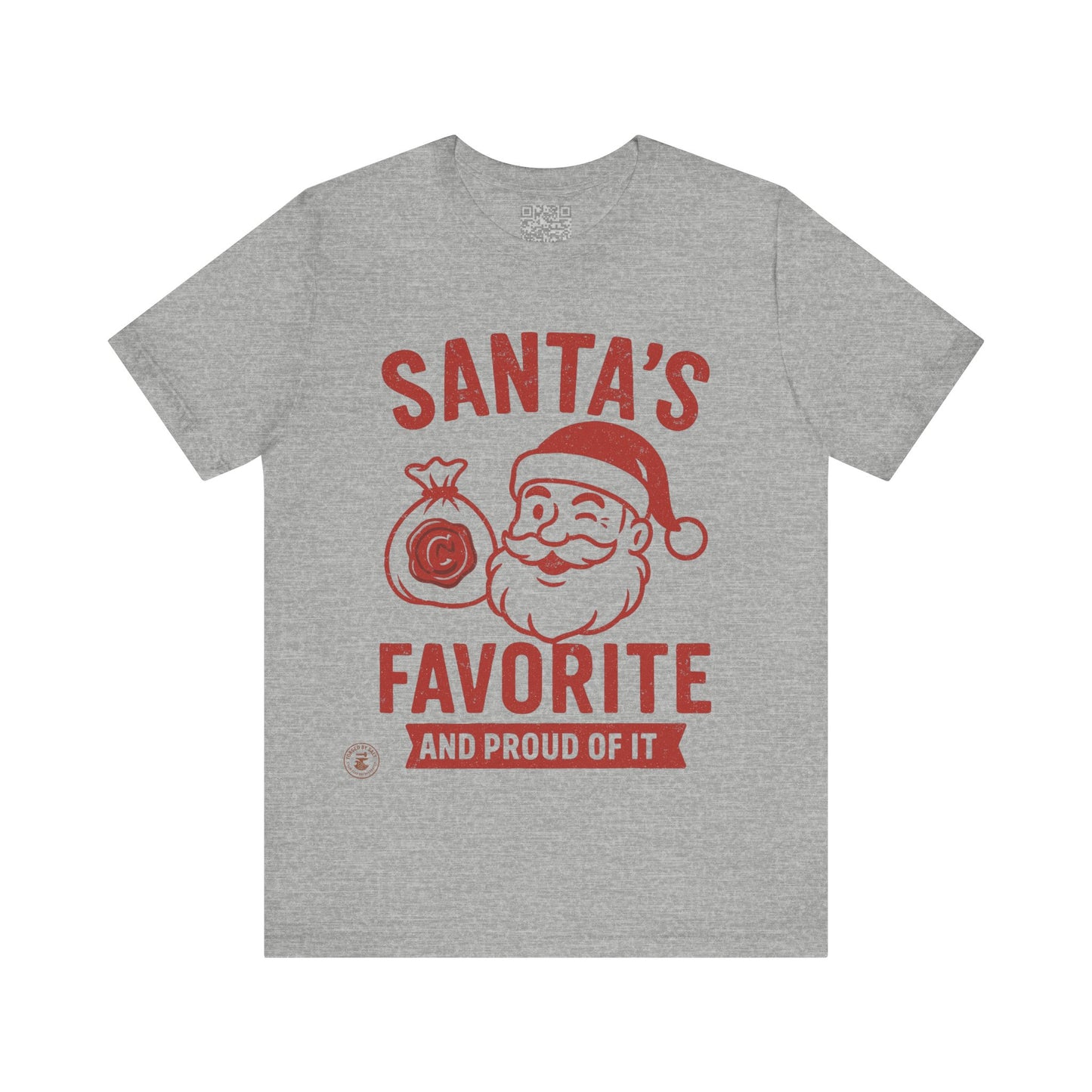 Santa’s Favorite T-Shirt | Funny Holiday & Christmas Tee