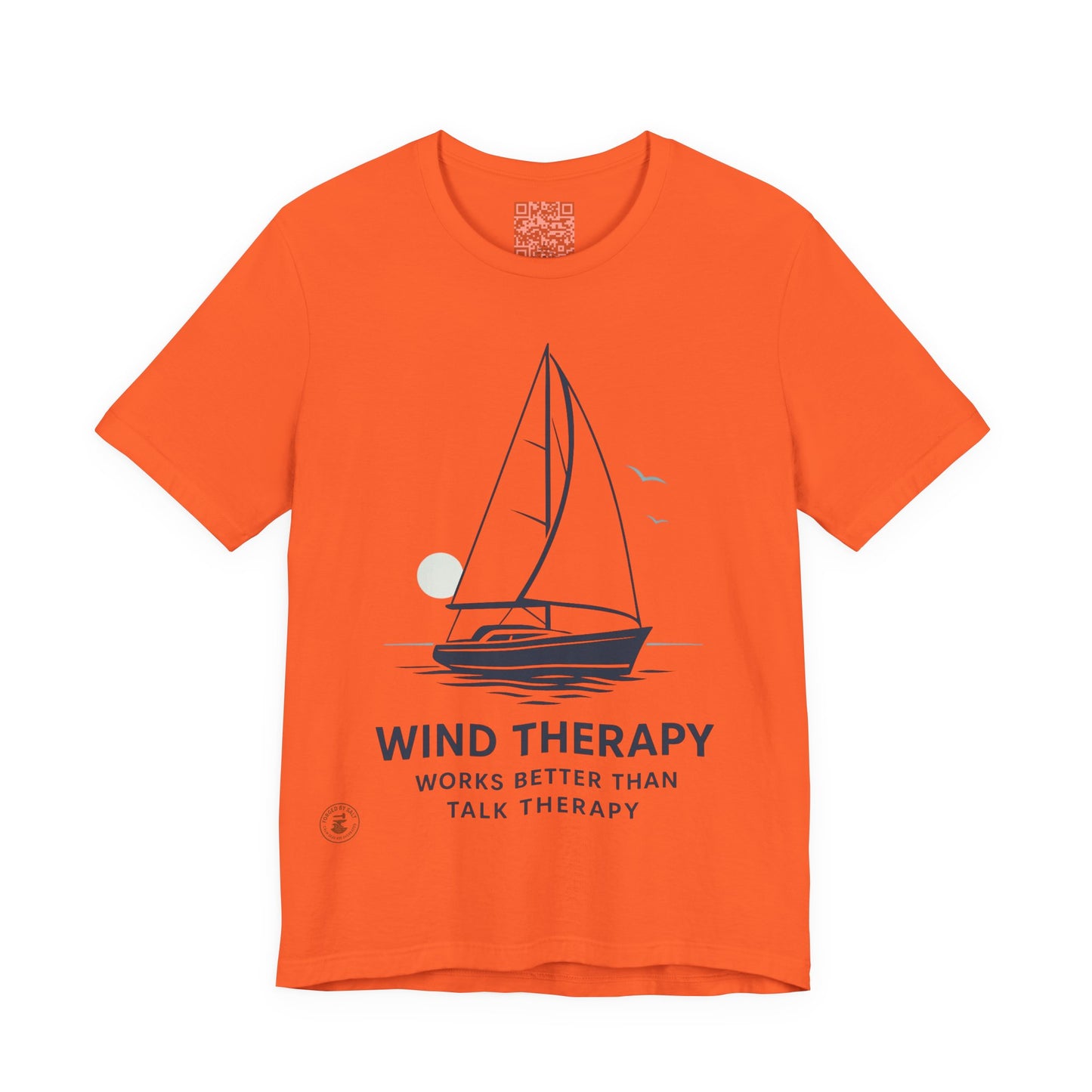 🌬️ “Wind Therapy – Works Better Than Talk Therapy” – Nautical Lifestyle Tee