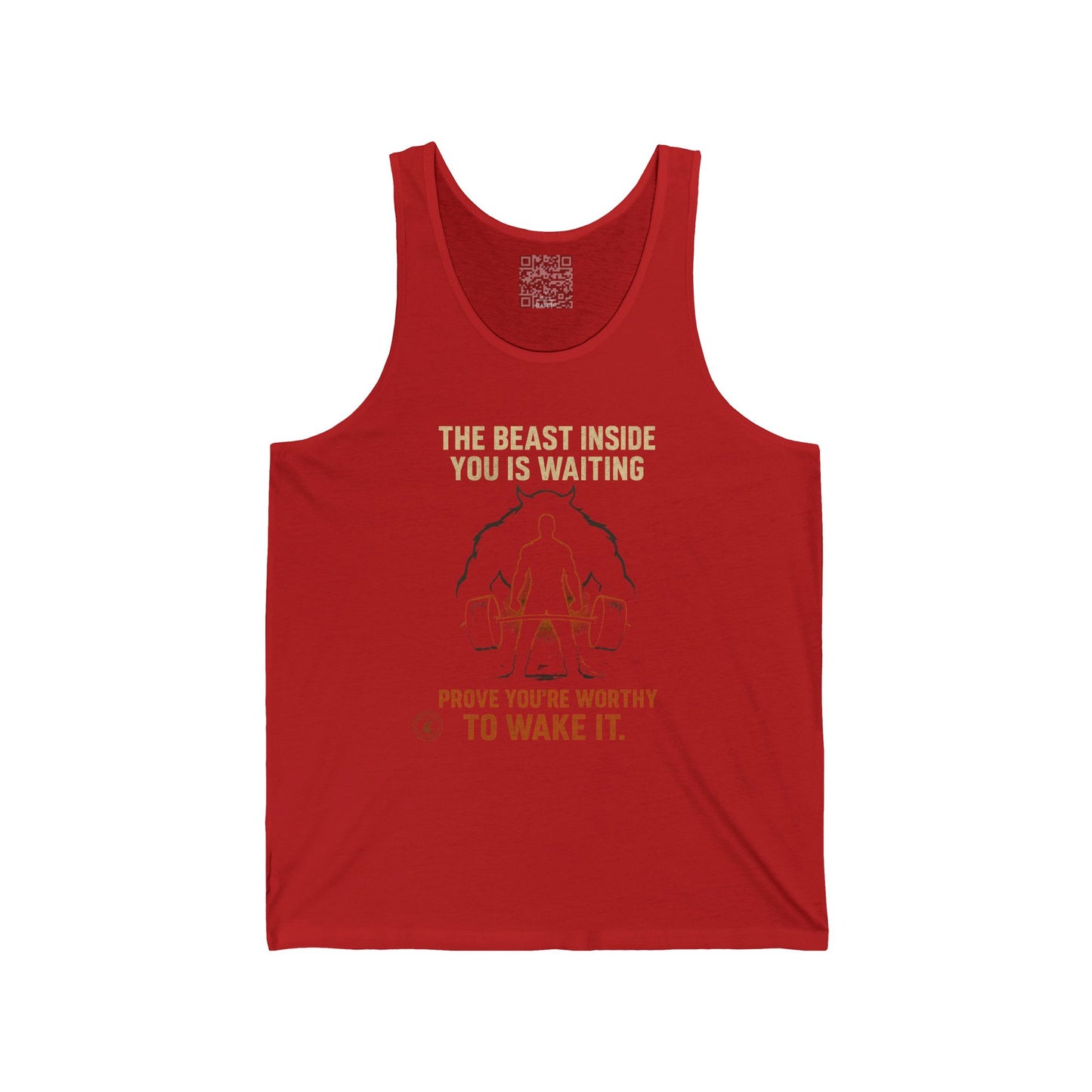 💪 “The Beast Inside You” – Motivational Gym Tank