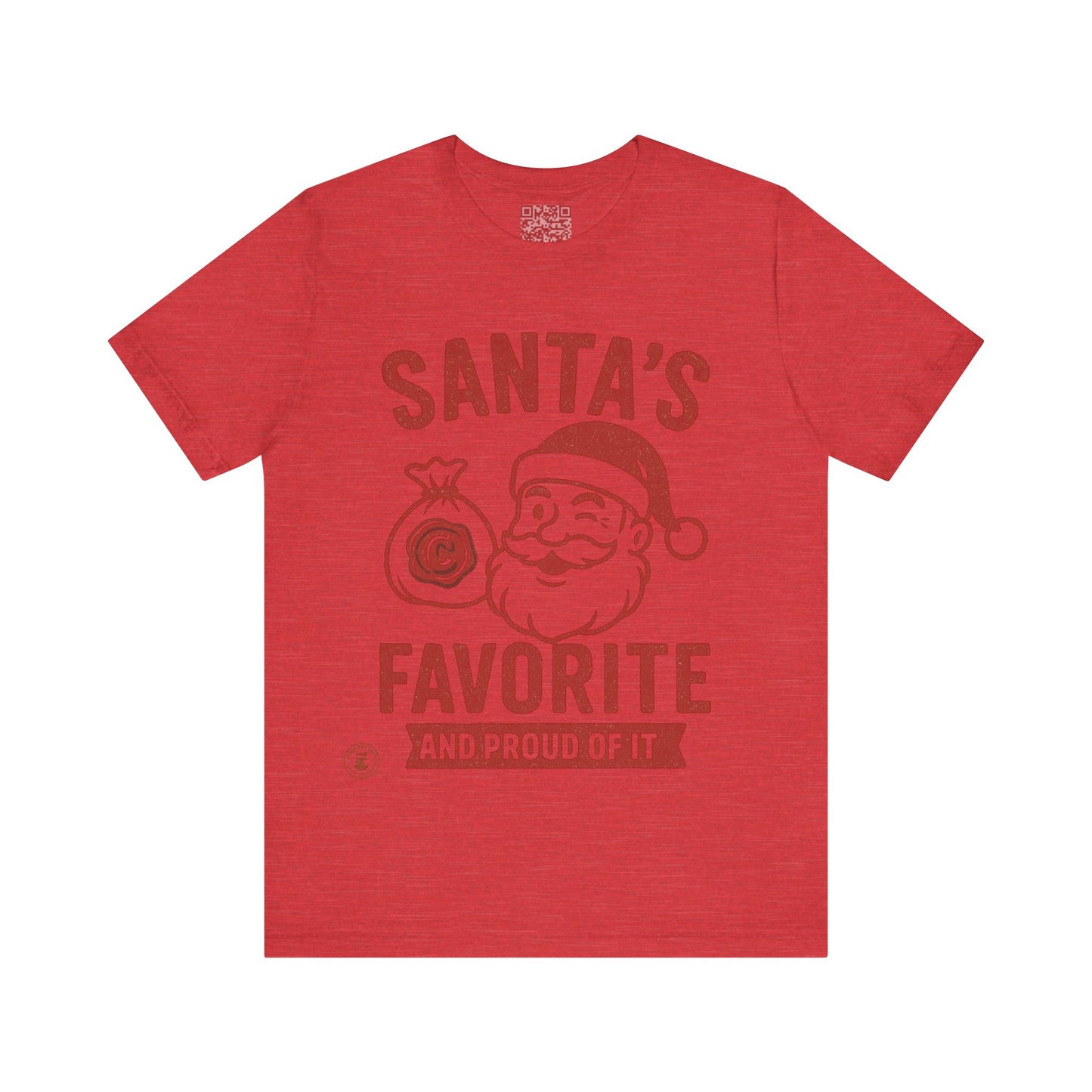 Santa’s Favorite T-Shirt | Funny Holiday & Christmas Tee