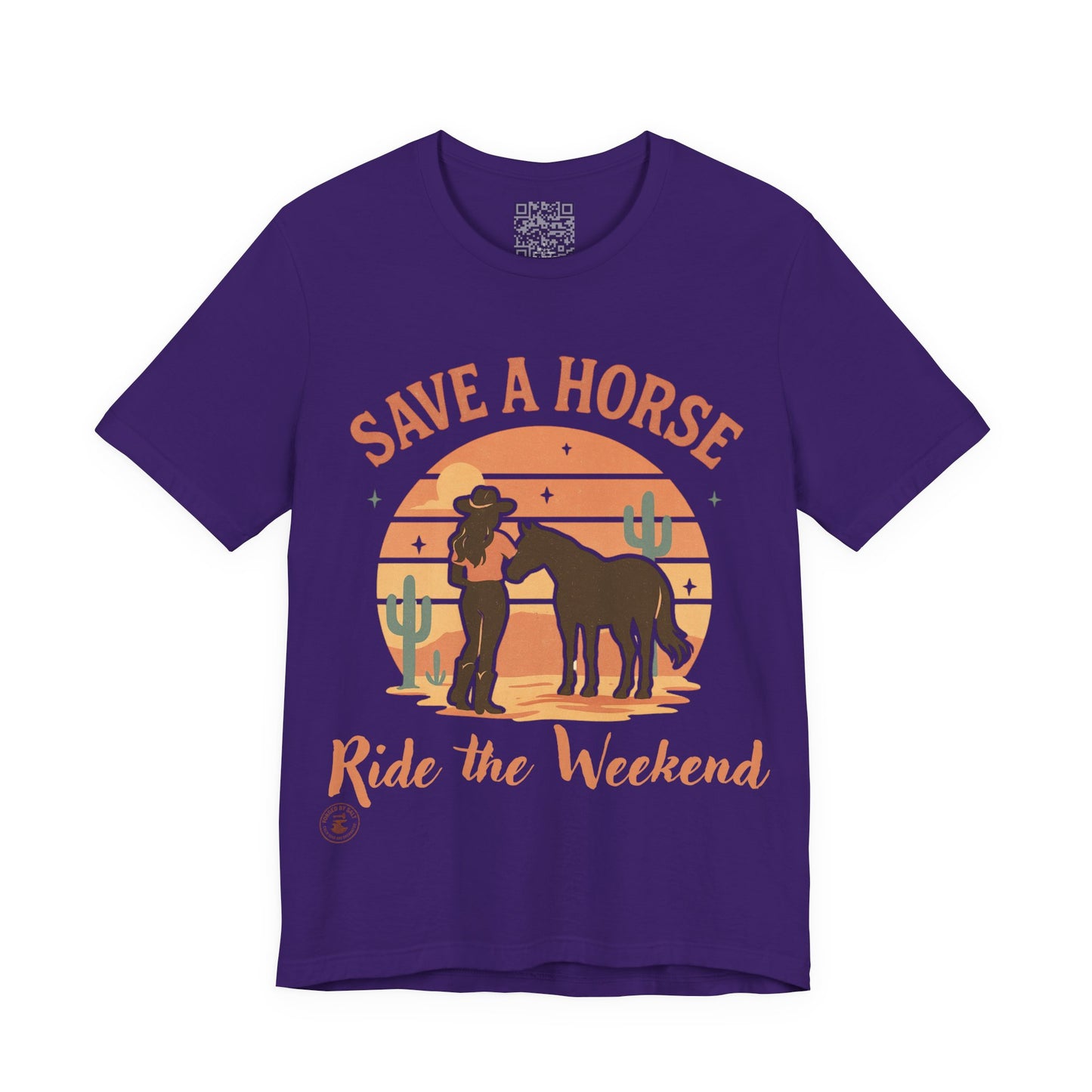 Save a Horse, Ride the Weekend – Western Graphic Tee