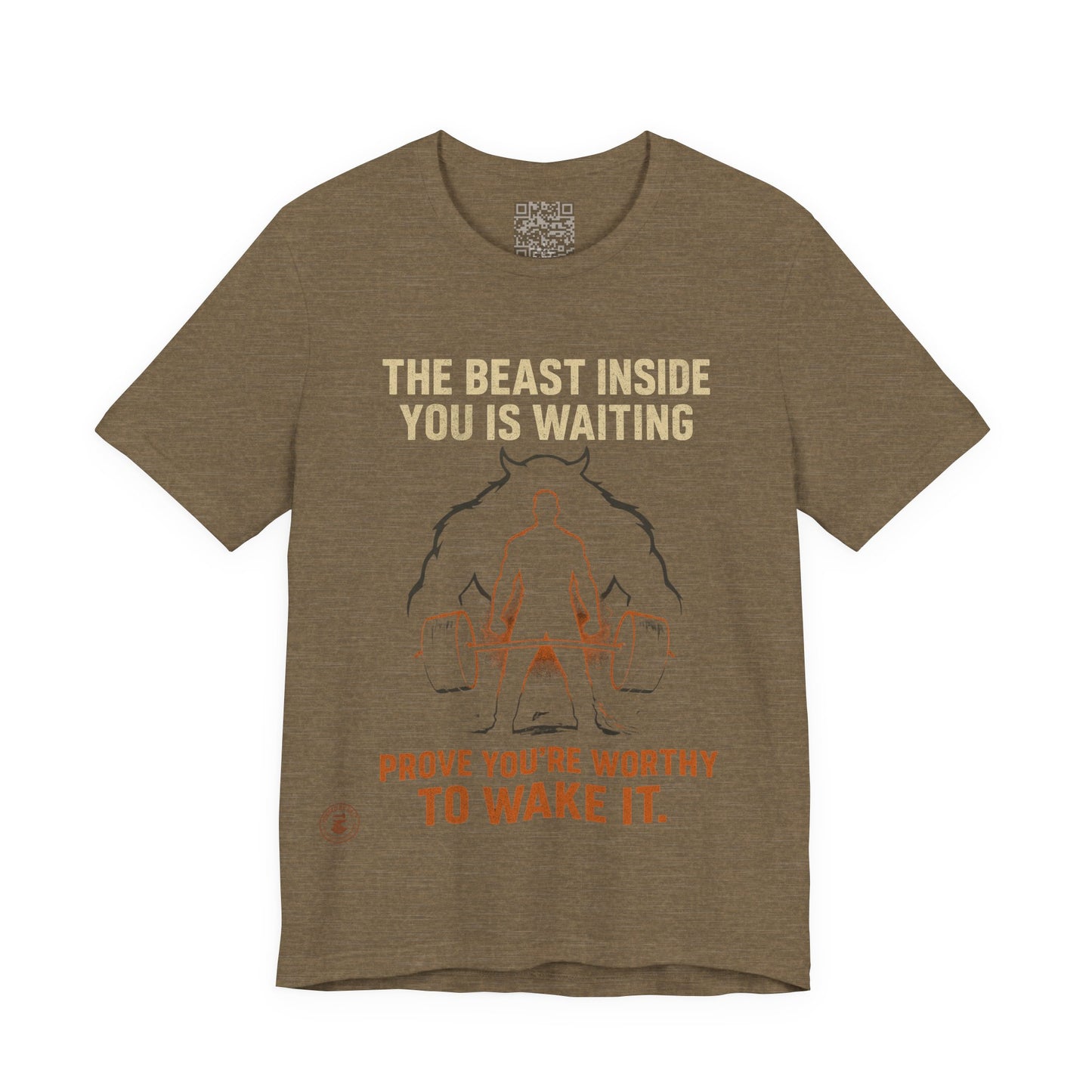 “The Beast Inside” Motivational Gym Tee