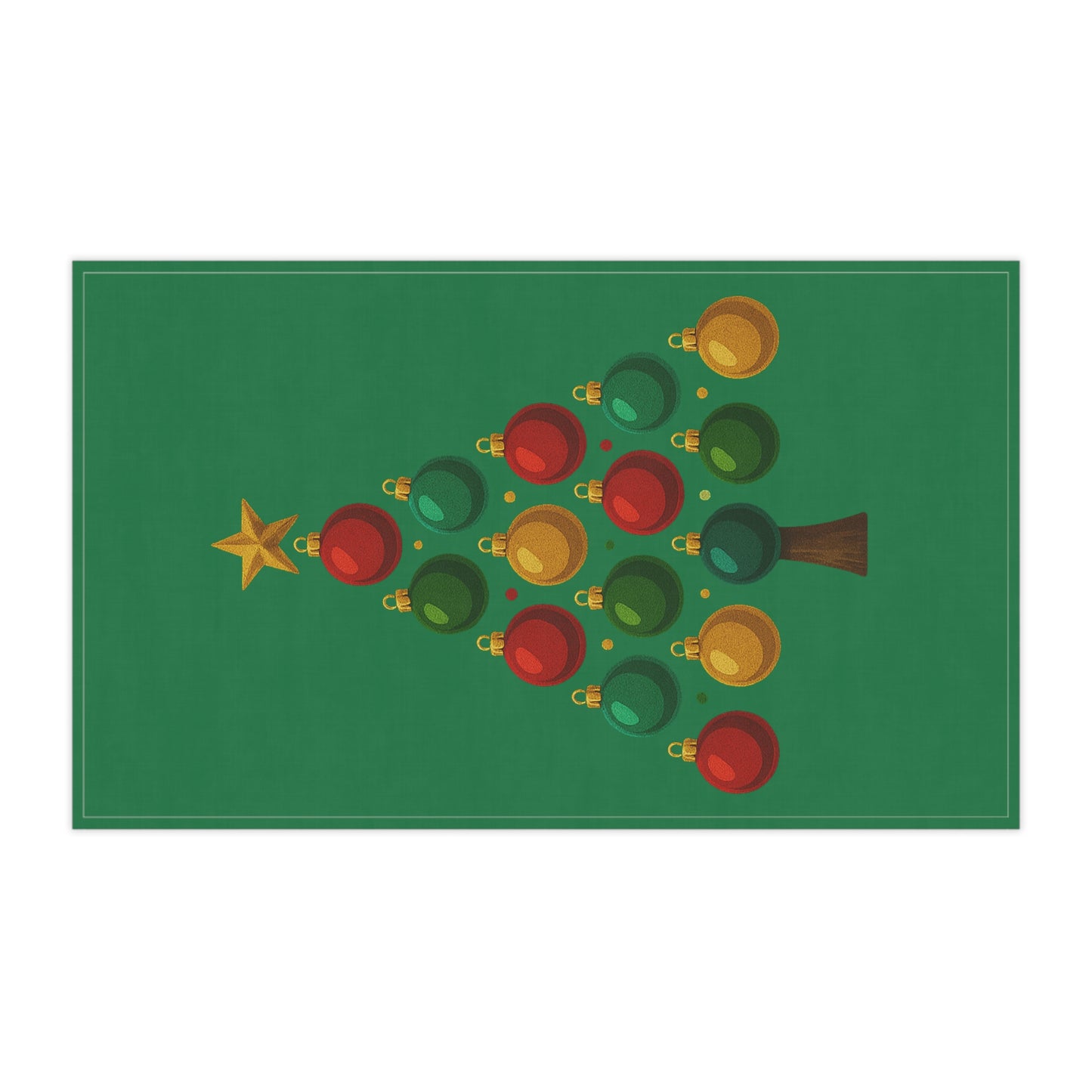 Christmas Tree Holiday Tea Towel, Christmas Kitchen Decor, Unique Gift for Home, Fun Cooking Accessory