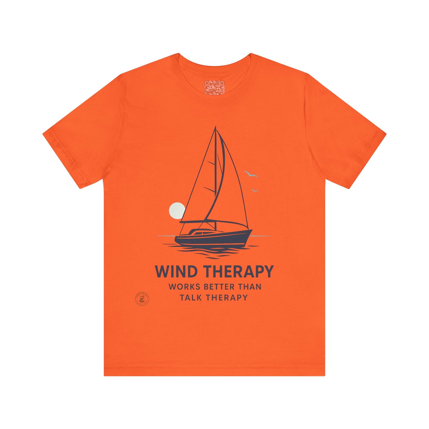 🌬️ “Wind Therapy – Works Better Than Talk Therapy” – Nautical Lifestyle Tee