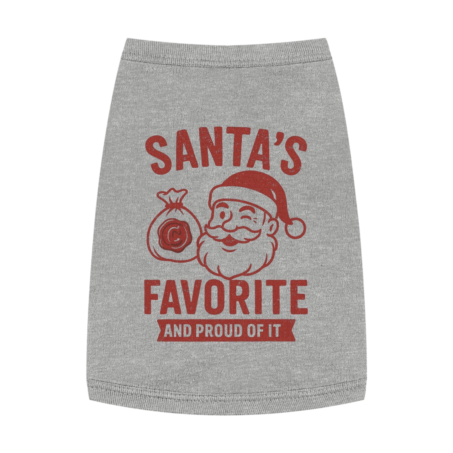 Santa’s Favorite | Holiday Dog Tank Top