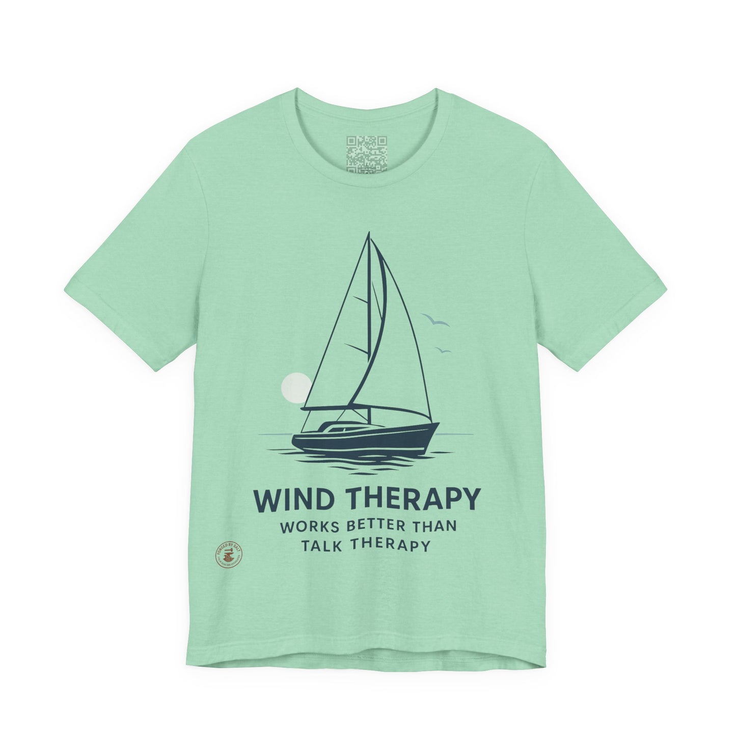 🌬️ “Wind Therapy – Works Better Than Talk Therapy” – Nautical Lifestyle Tee