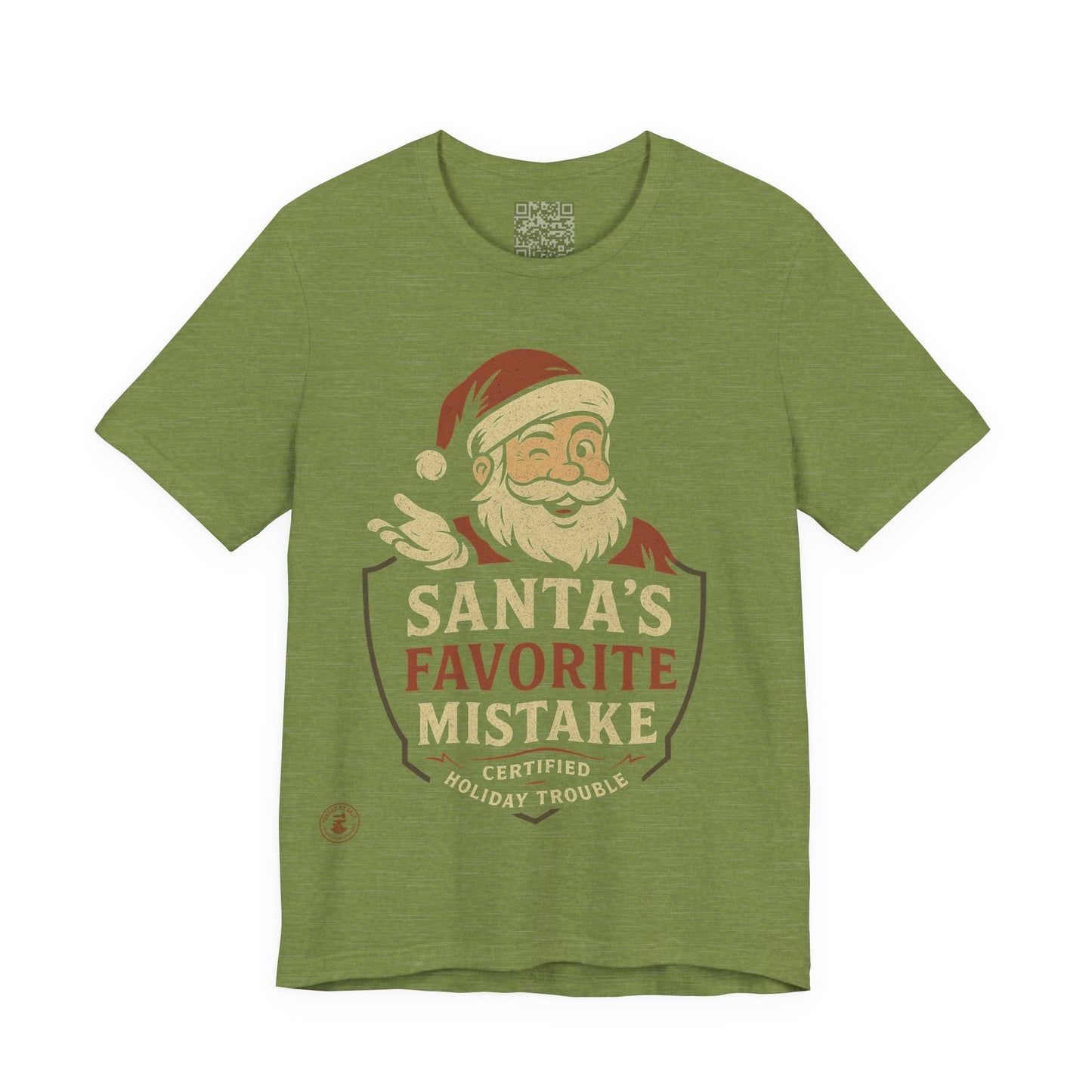Santa’s Favorite Mistake T-Shirt | Funny Christmas Holiday Tee