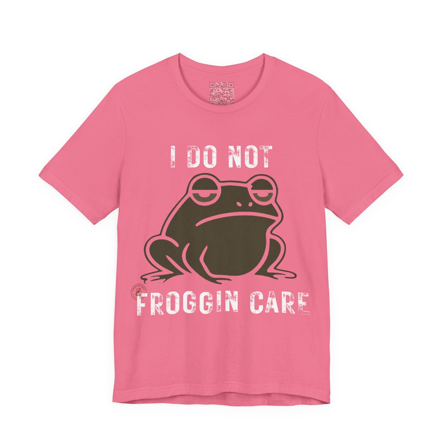 I Do Not Froggin’ Care T-Shirt – Funny Grumpy Frog Graphic Tee