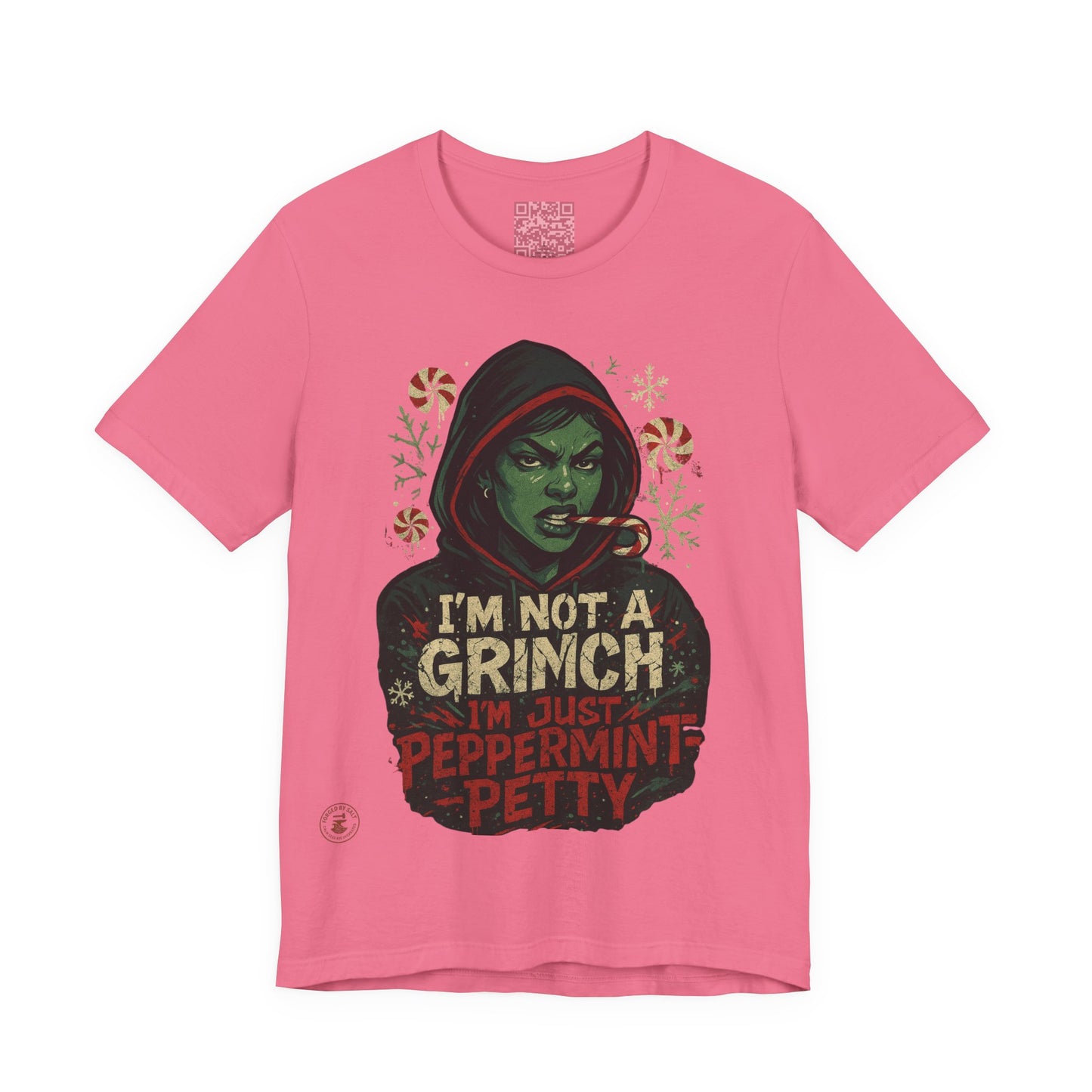 Festive Grinch Tee, Unisex Christmas Shirt, Holiday Humor Tee, Fun Winter Apparel, Unique Gift for Grinch Fans, Peppermint Petty Shirt