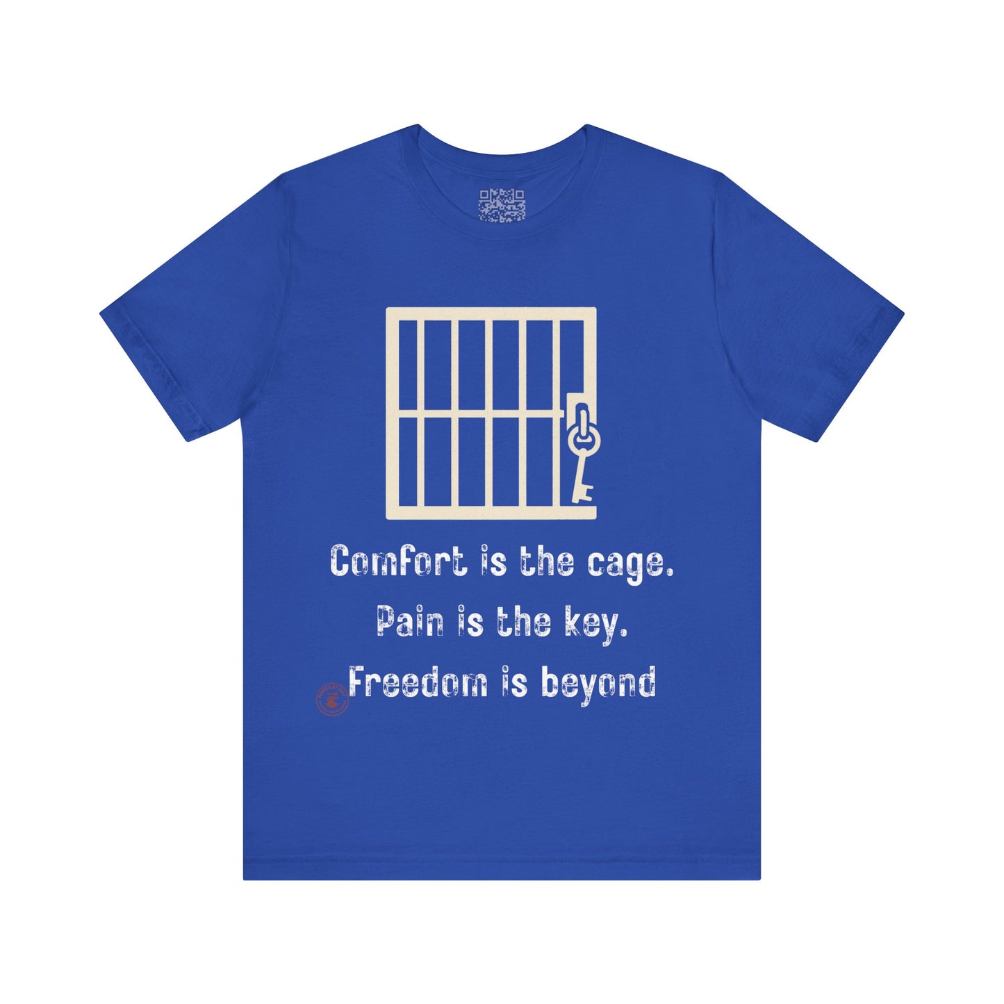 Comfort Is the Cage – Motivational T-Shirt