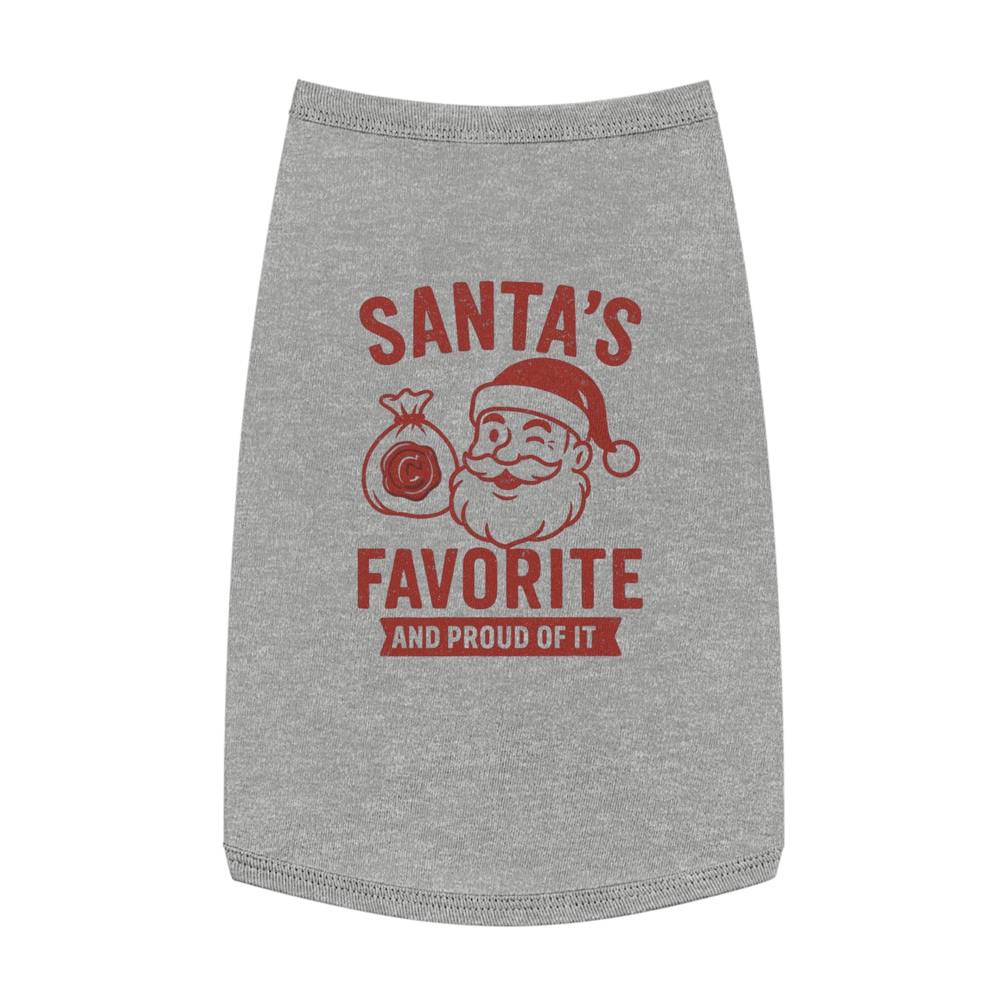 Santa’s Favorite | Holiday Dog Tank Top