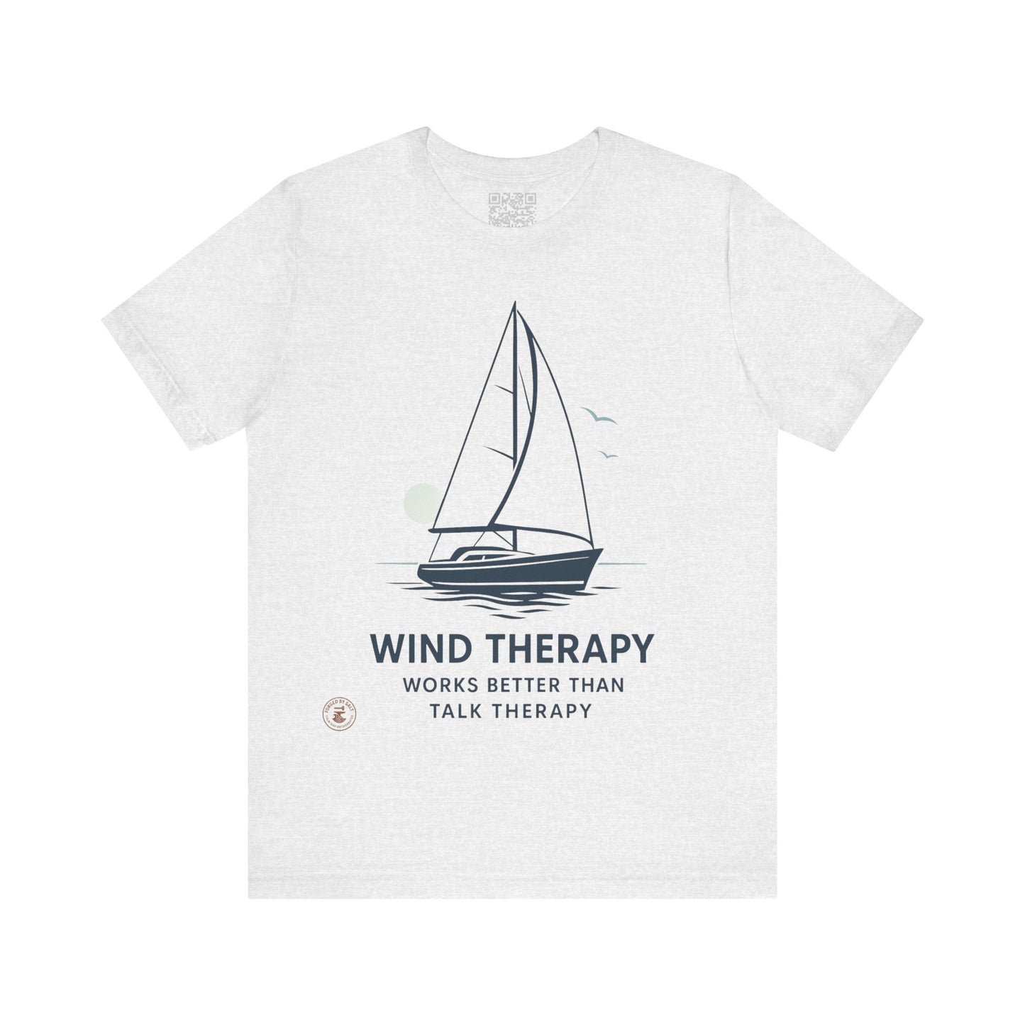 🌬️ “Wind Therapy – Works Better Than Talk Therapy” – Nautical Lifestyle Tee