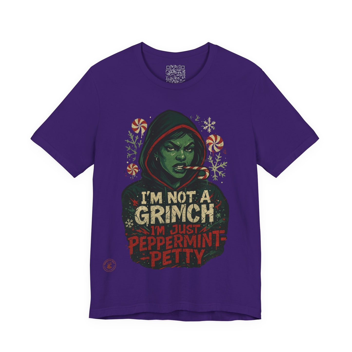 Festive Grinch Tee, Unisex Christmas Shirt, Holiday Humor Tee, Fun Winter Apparel, Unique Gift for Grinch Fans, Peppermint Petty Shirt