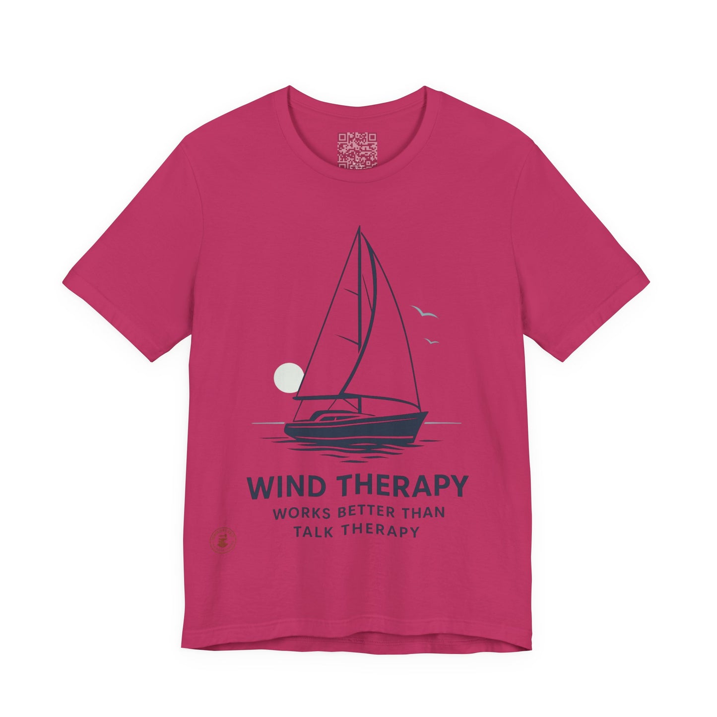 🌬️ “Wind Therapy – Works Better Than Talk Therapy” – Nautical Lifestyle Tee