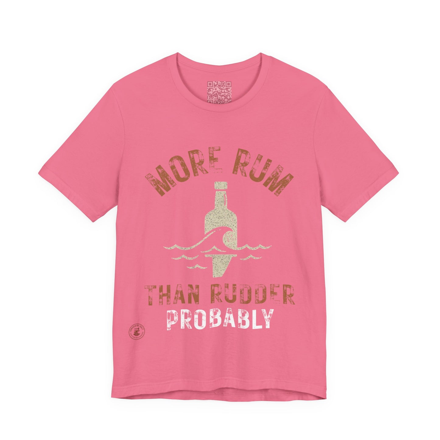 🍹 More Rum Than Rudder (Probally) – Nautical Humor Tee