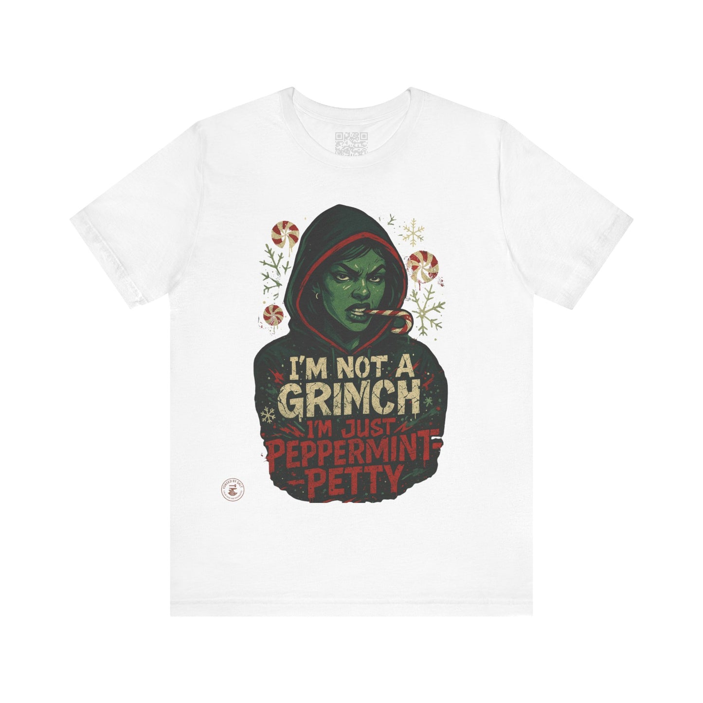 Festive Grinch Tee, Unisex Christmas Shirt, Holiday Humor Tee, Fun Winter Apparel, Unique Gift for Grinch Fans, Peppermint Petty Shirt