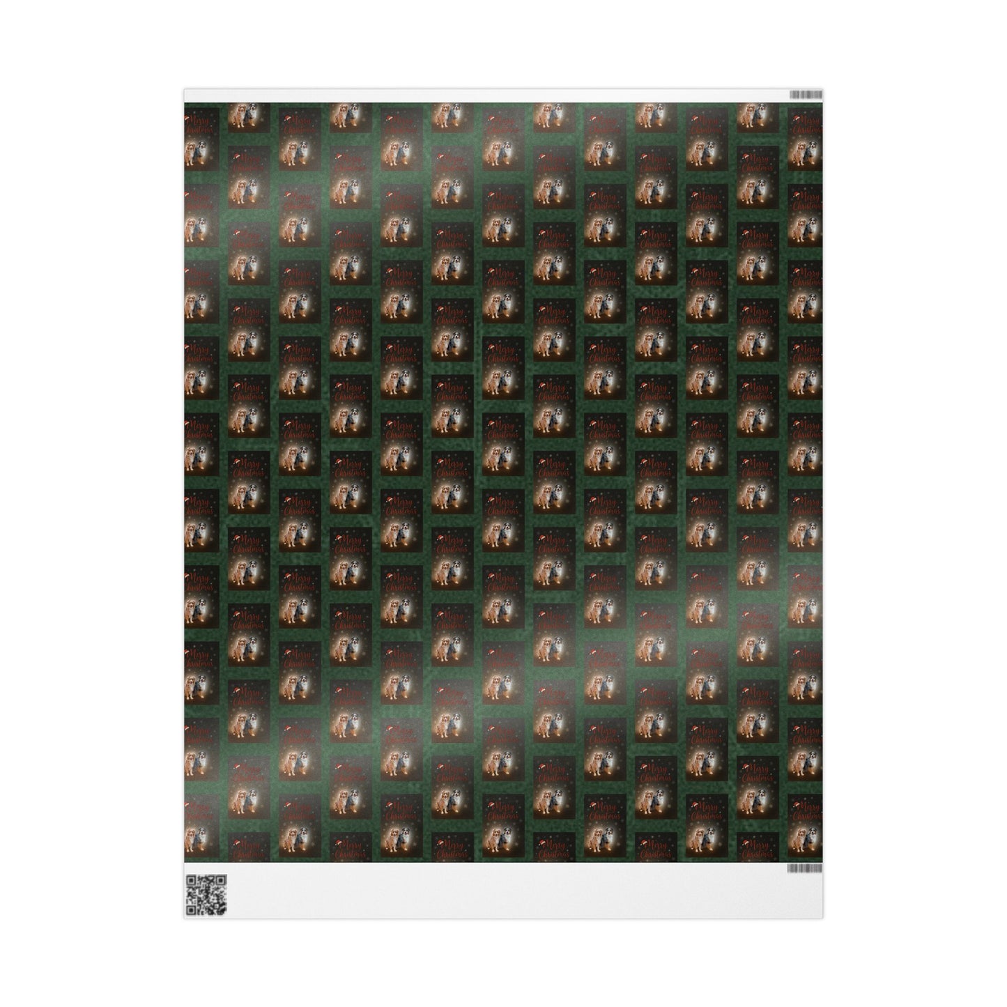 Merry Christmas Australian Shepherd Wrapping Paper – Festive Holiday Gift Wrap