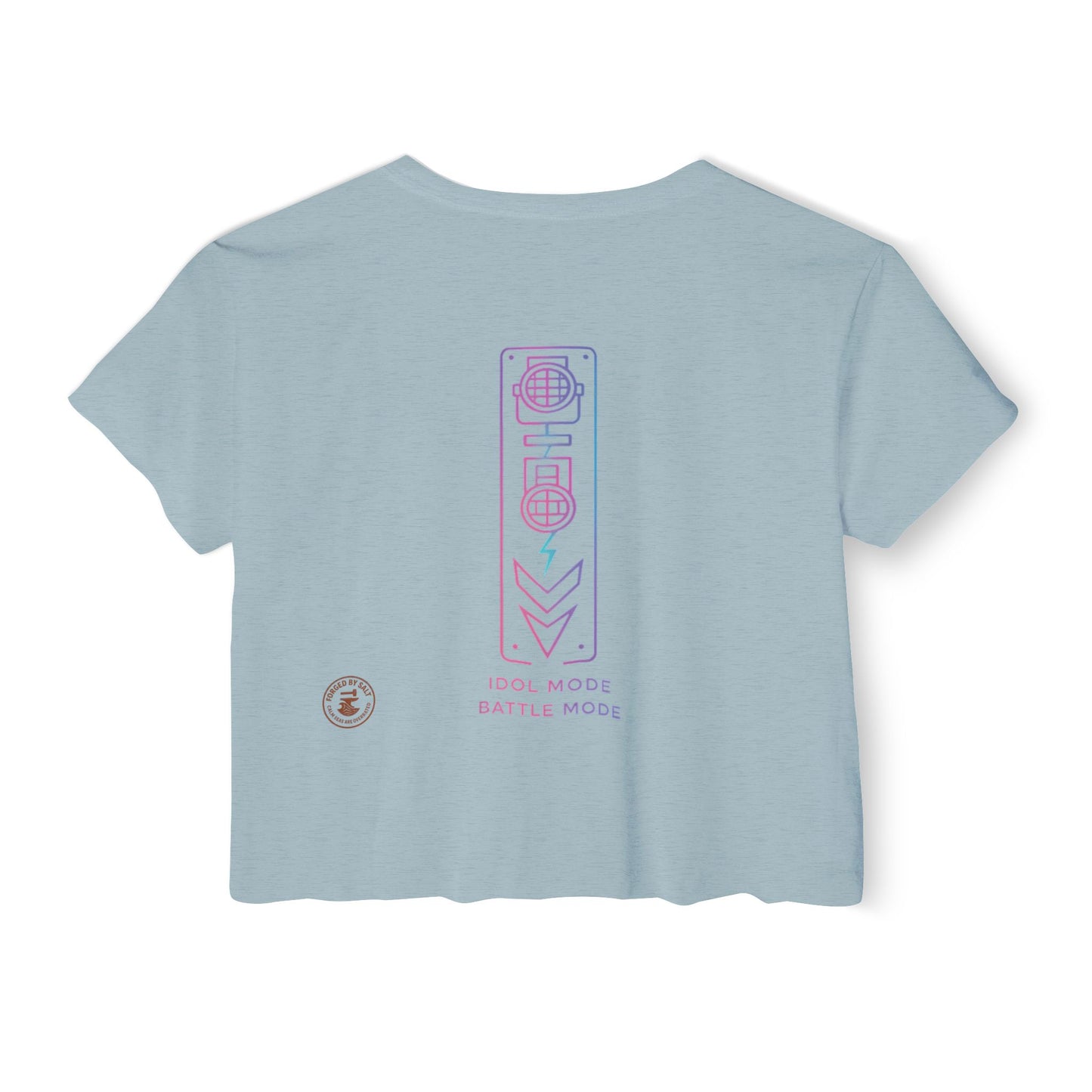 Idol Mode // Battle Mode Festival Crop Top (Women’s), Trendy Music-Inspired Tee