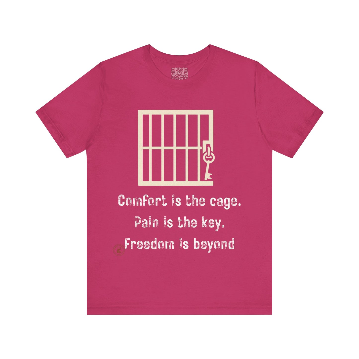 Comfort Is the Cage – Motivational T-Shirt