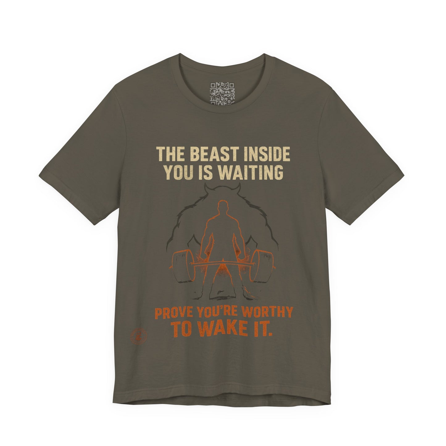 “The Beast Inside” Motivational Gym Tee