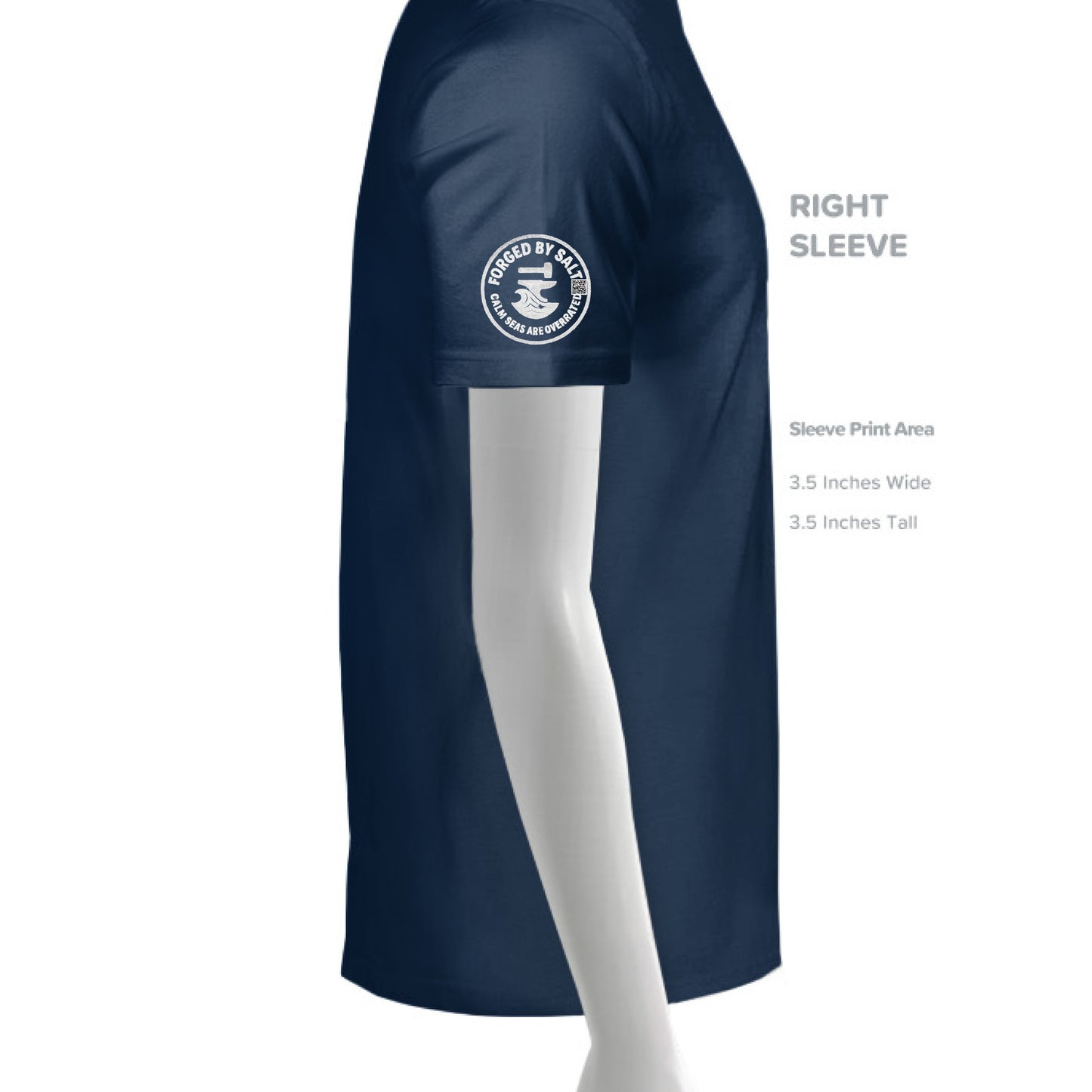 SOLID NAVY BLEND - SLEEVE_RIGHT